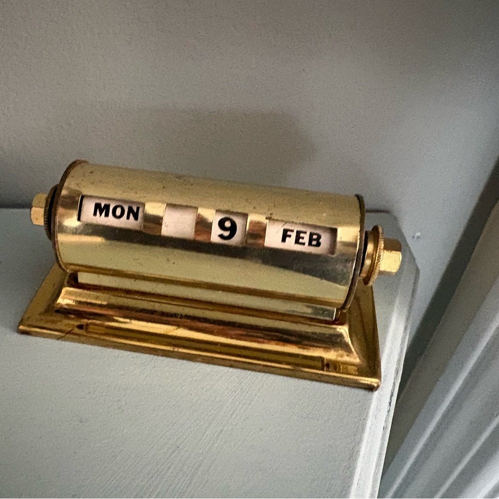 Metal Library Desk Calendar - Picture 4 of 16